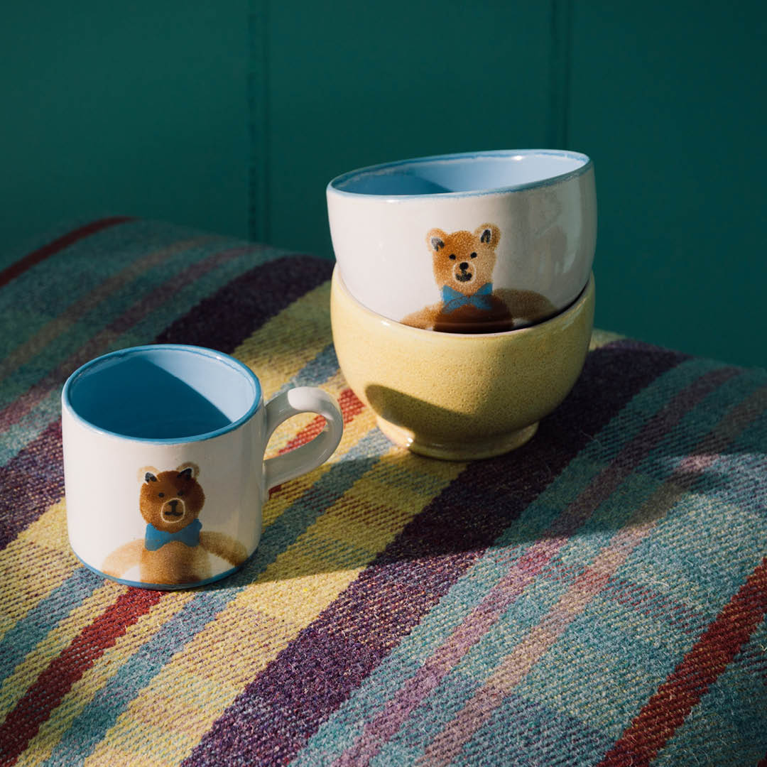 Blue Teddy Bear Small Mug - Image 5